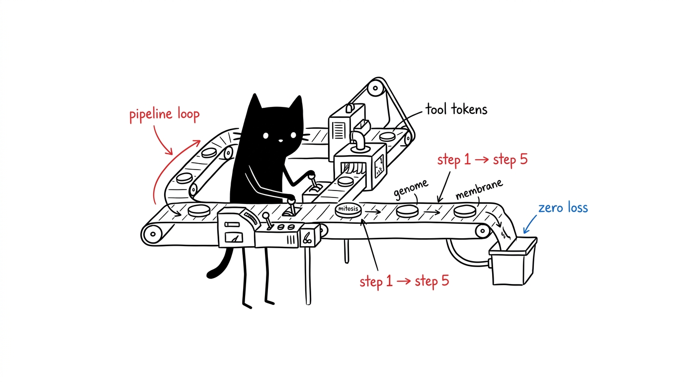Blotcat Cross-MCP Workflow Conveyor Loop